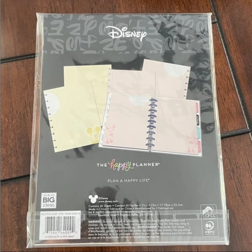 Disney Minnie Mouse Pages Happy Planner Filler Paper List blank